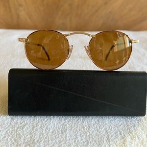 Vintage Dakota Smith USA 11-35 madero beach amber gold sunglasses